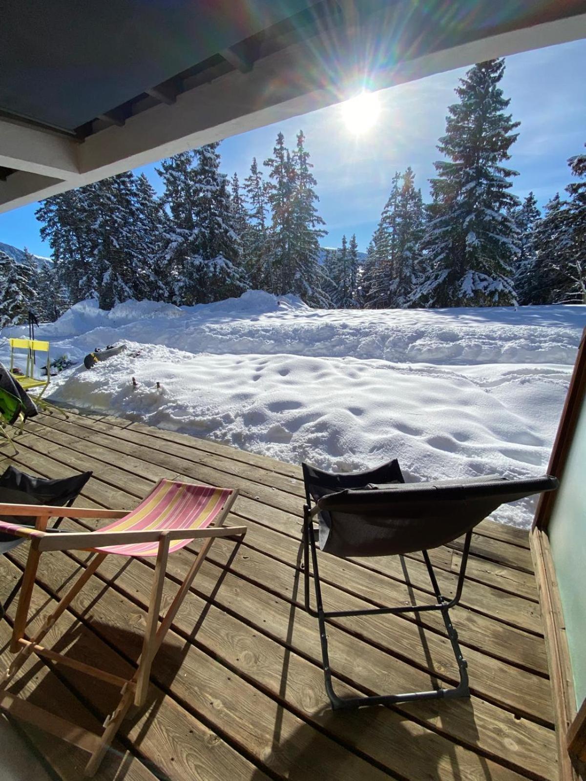 Bel appart pour 4/6 pers plein SUD sans vis a vis Chamrousse Extérieur photo